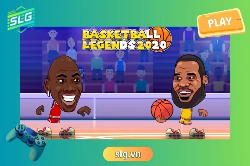 Game bóng rổ 2 người Basketball Legends (2D)